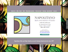 Tablet Screenshot of napolitanospa.com